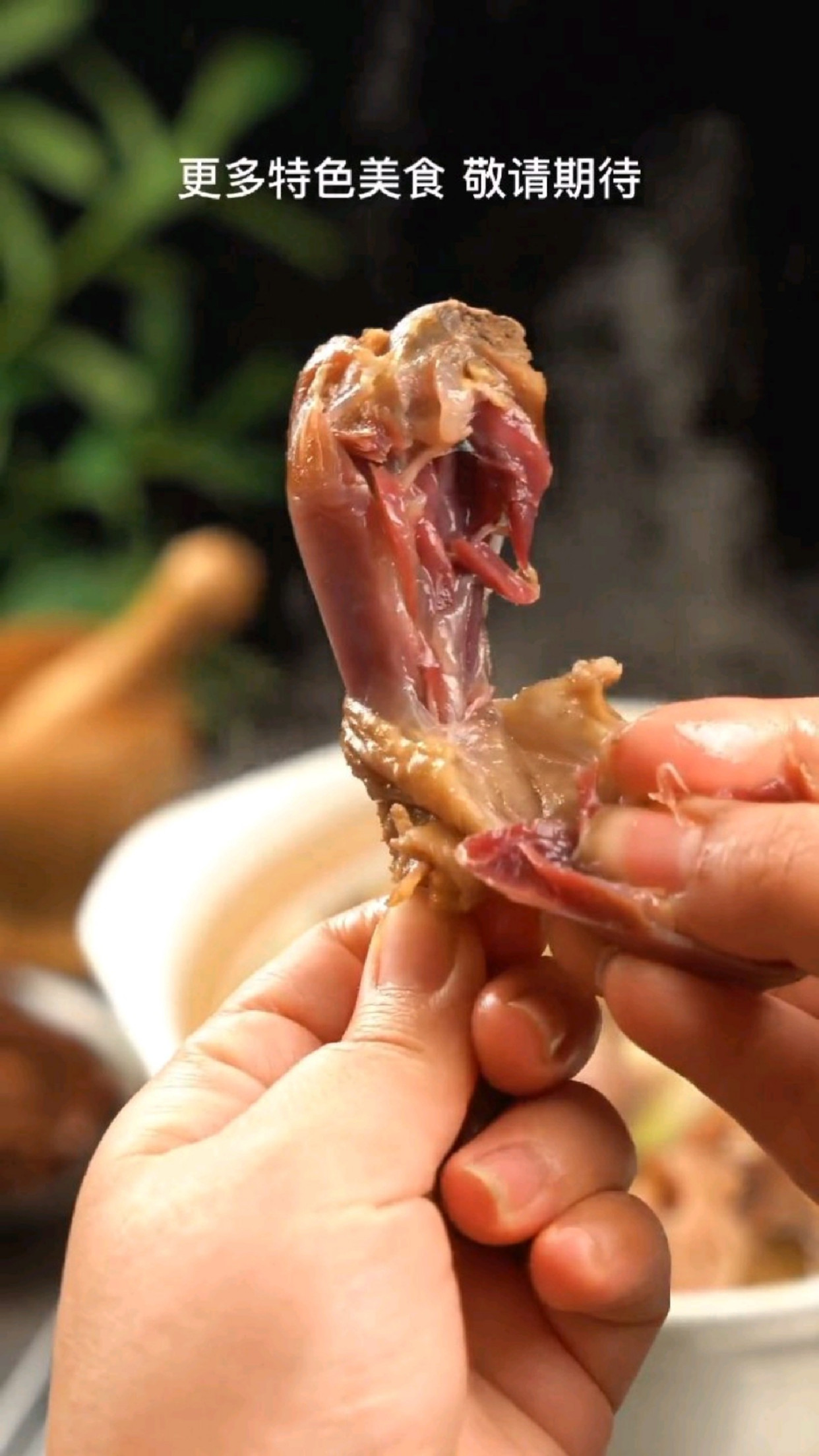 风干鸡火锅炖山药也是很好吃的哟,美滋滋三碗米饭