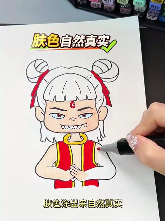 后悔没早买!儿童画笔无毒易洗,叠色效果比水彩笔还绝!