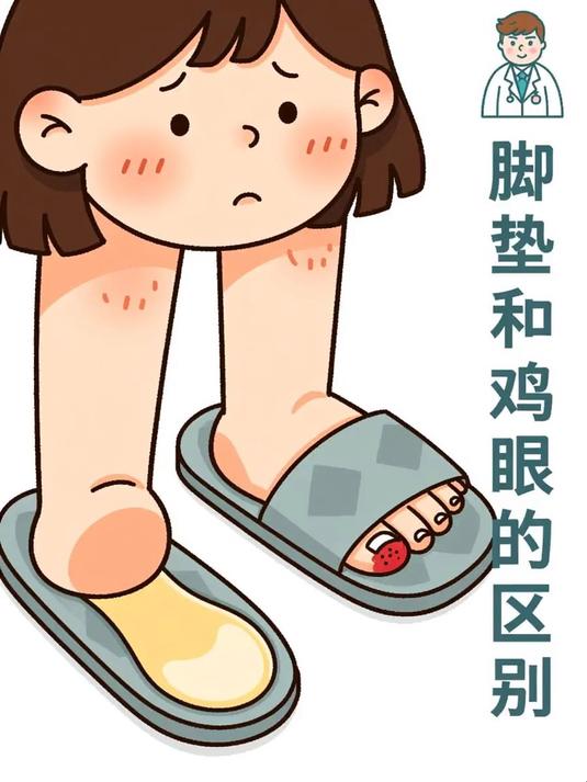 脚垫和鸡眼的区别