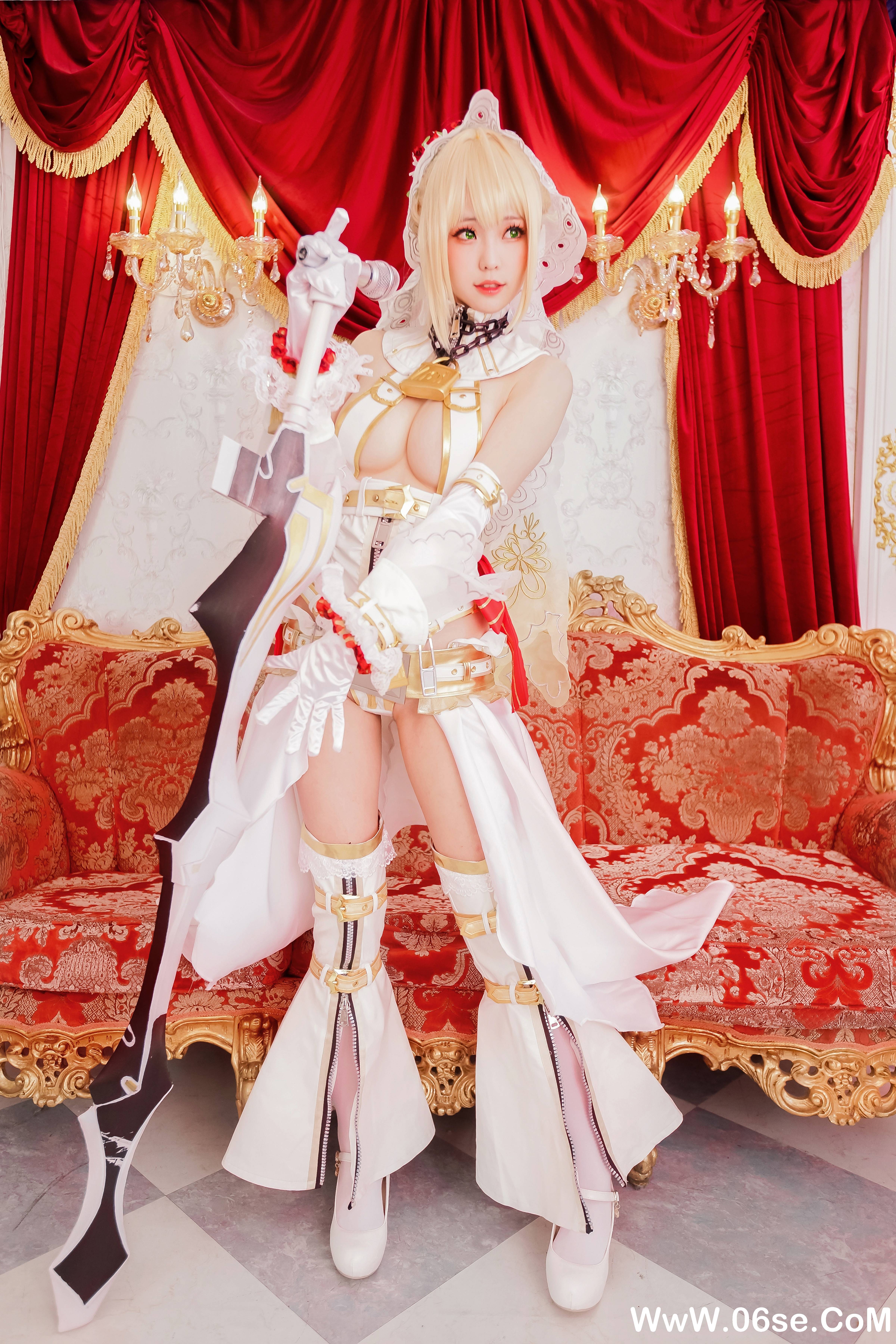 图片[2]-Ely_eee(ElyEE子) NO.027 — 尼禄 婚纱[12P70M]-六色网