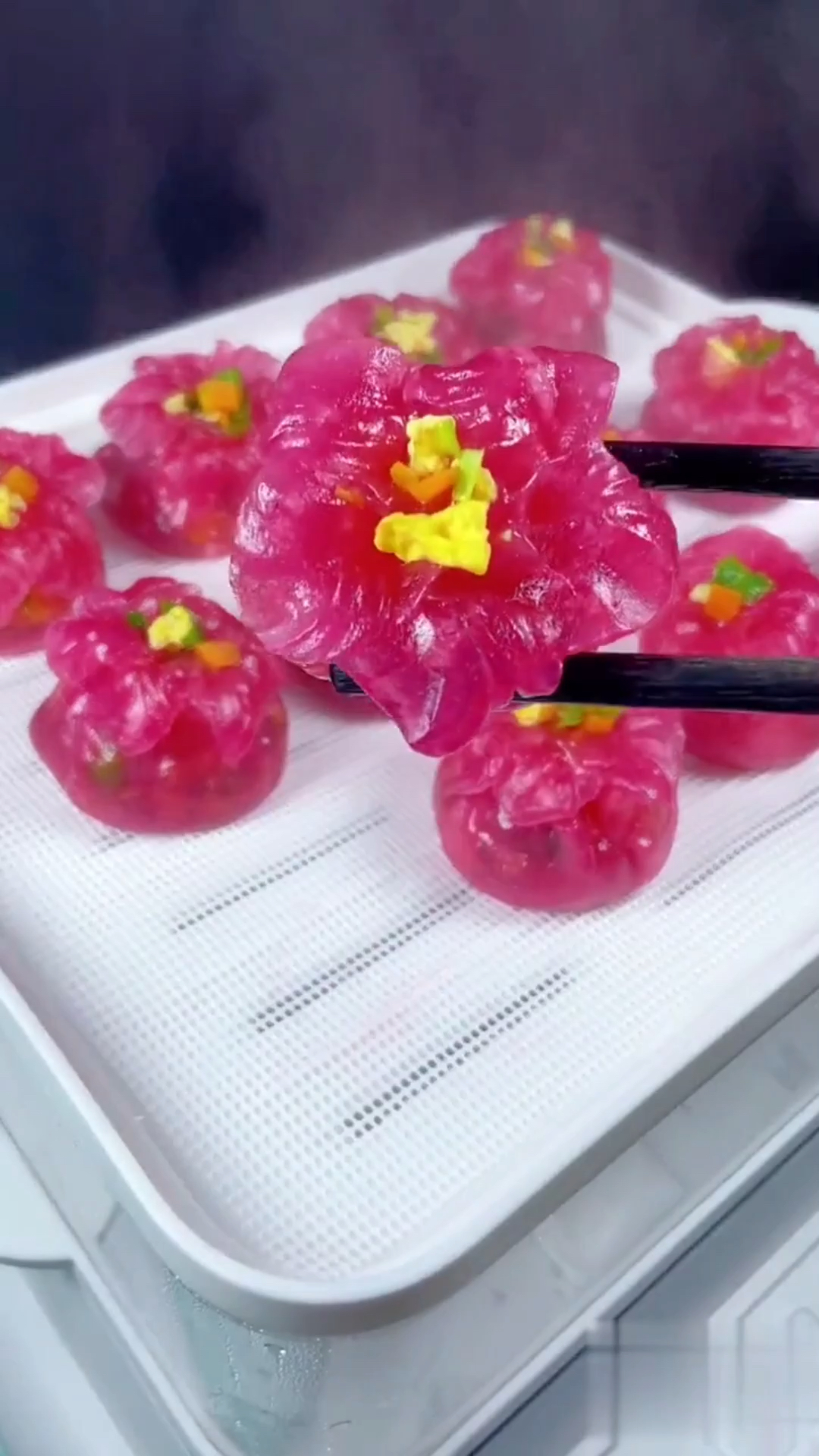 水晶虾饺想学的点下视频进来简单又好吃