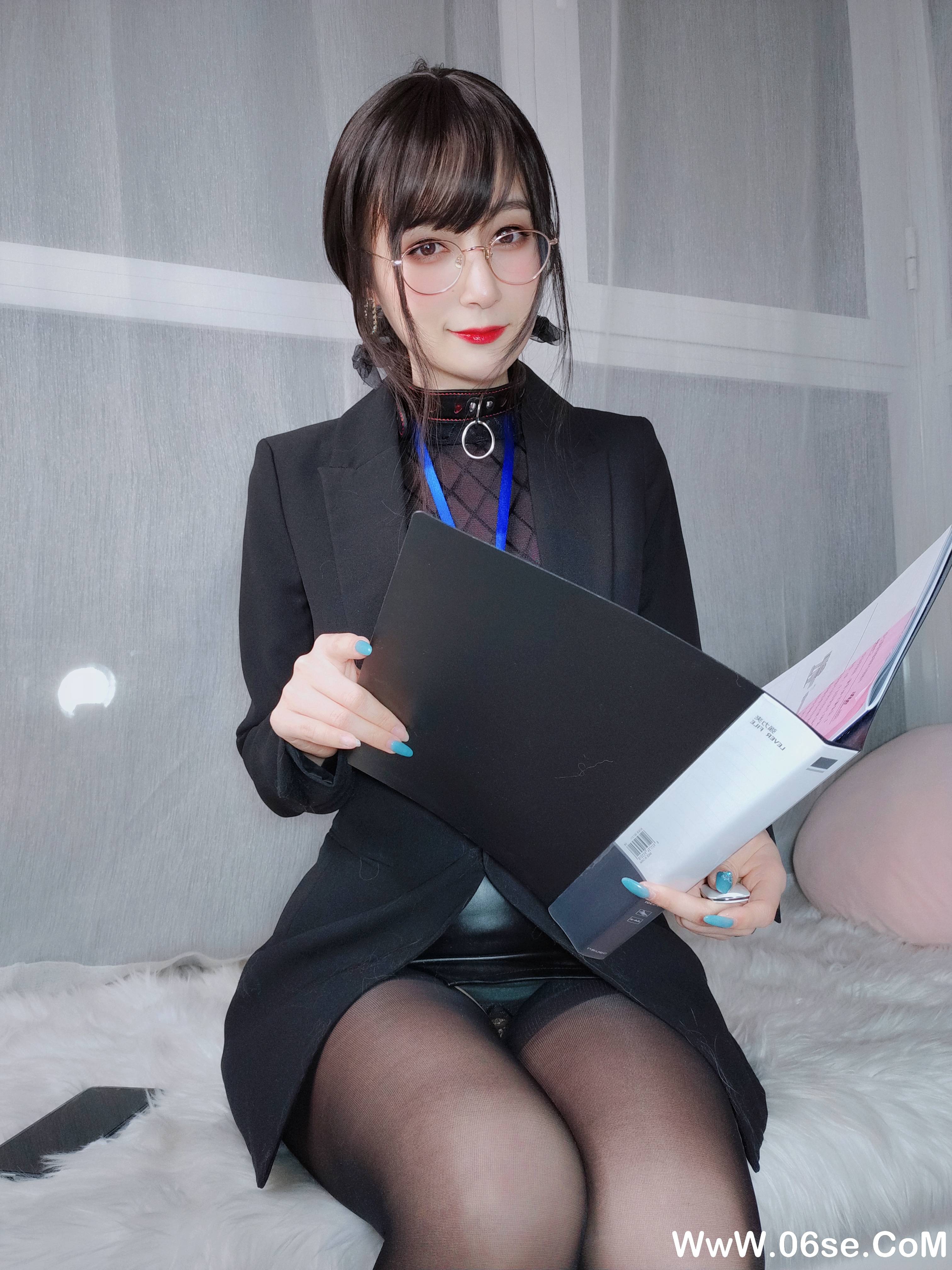 图片[10]-Coser小姐姐白银  NO.088– 黑丝情趣 [144P+8V1.22G]-六色网