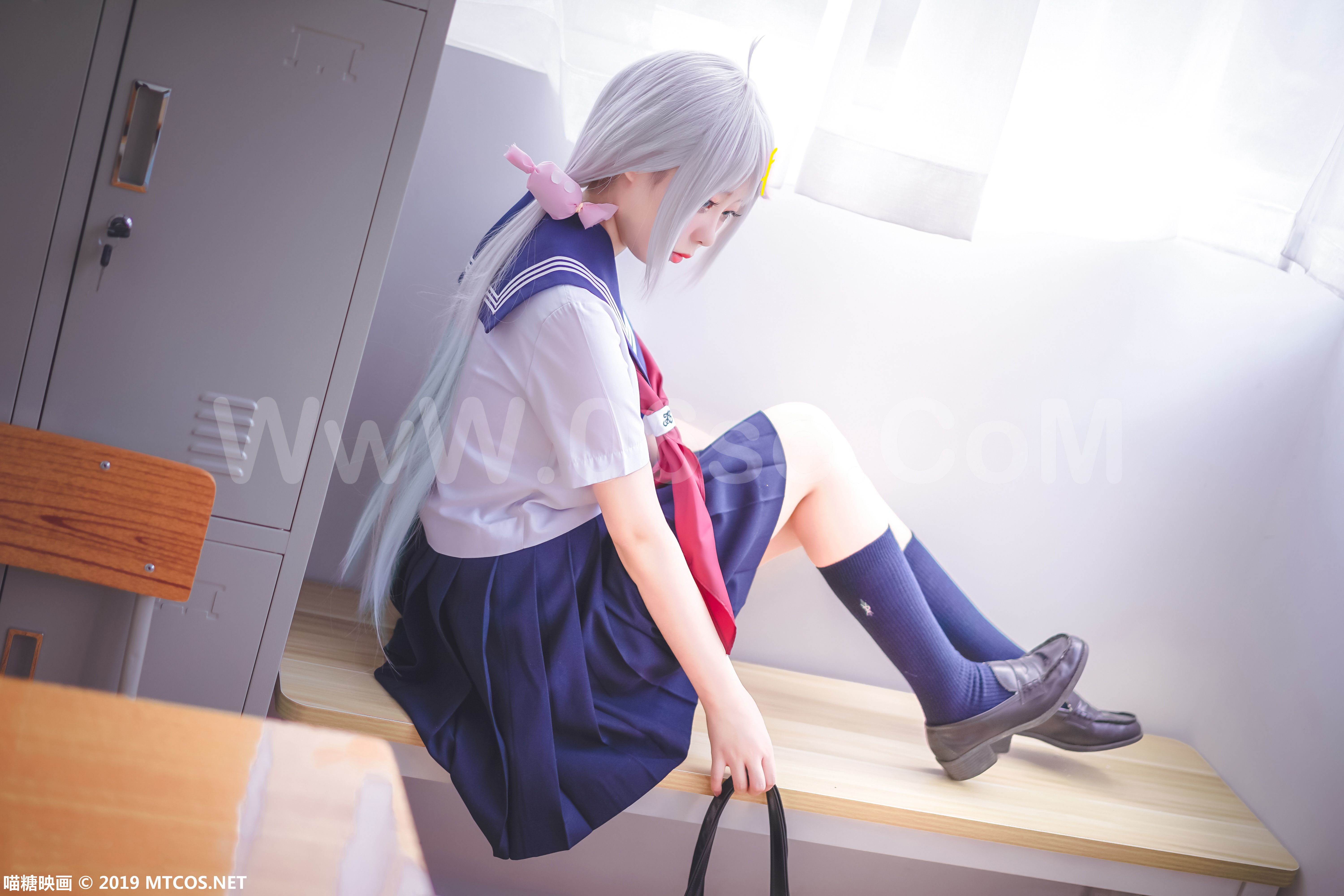图片[21]-[MTCos] 喵糖映画 Vol.058 嶋葵 甜心小萝莉-六色网