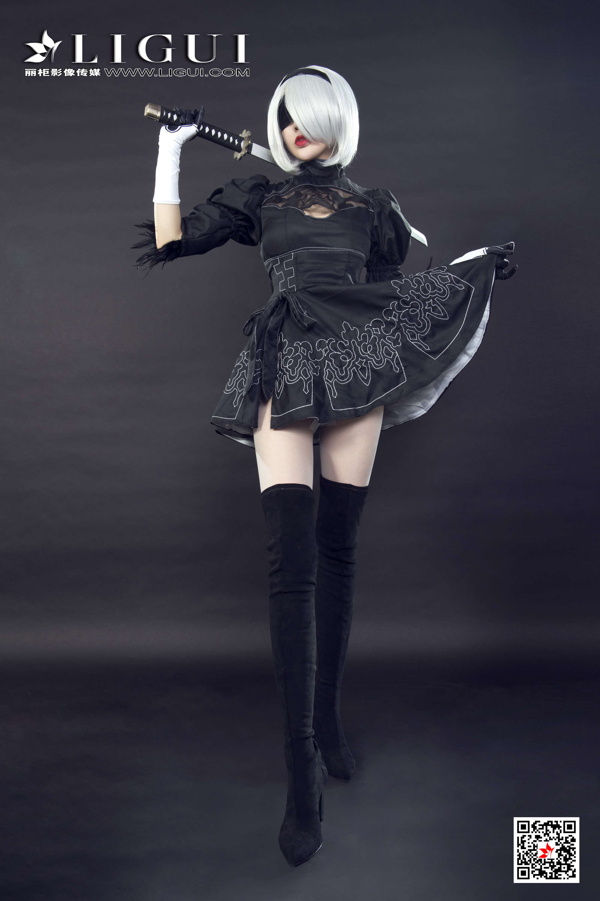 图片[2]-[Ligui丽柜] 2021.06.30 网络丽人 Model-六色网