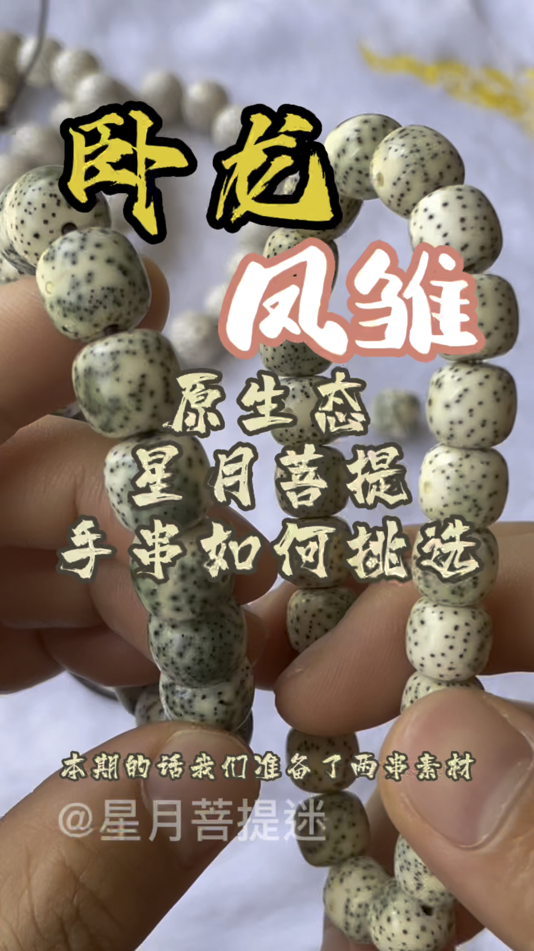 原生态星月菩提手串如何挑选?