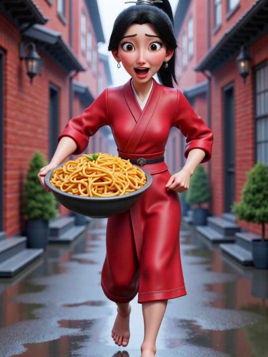 哪吒娘亲的火鸡面