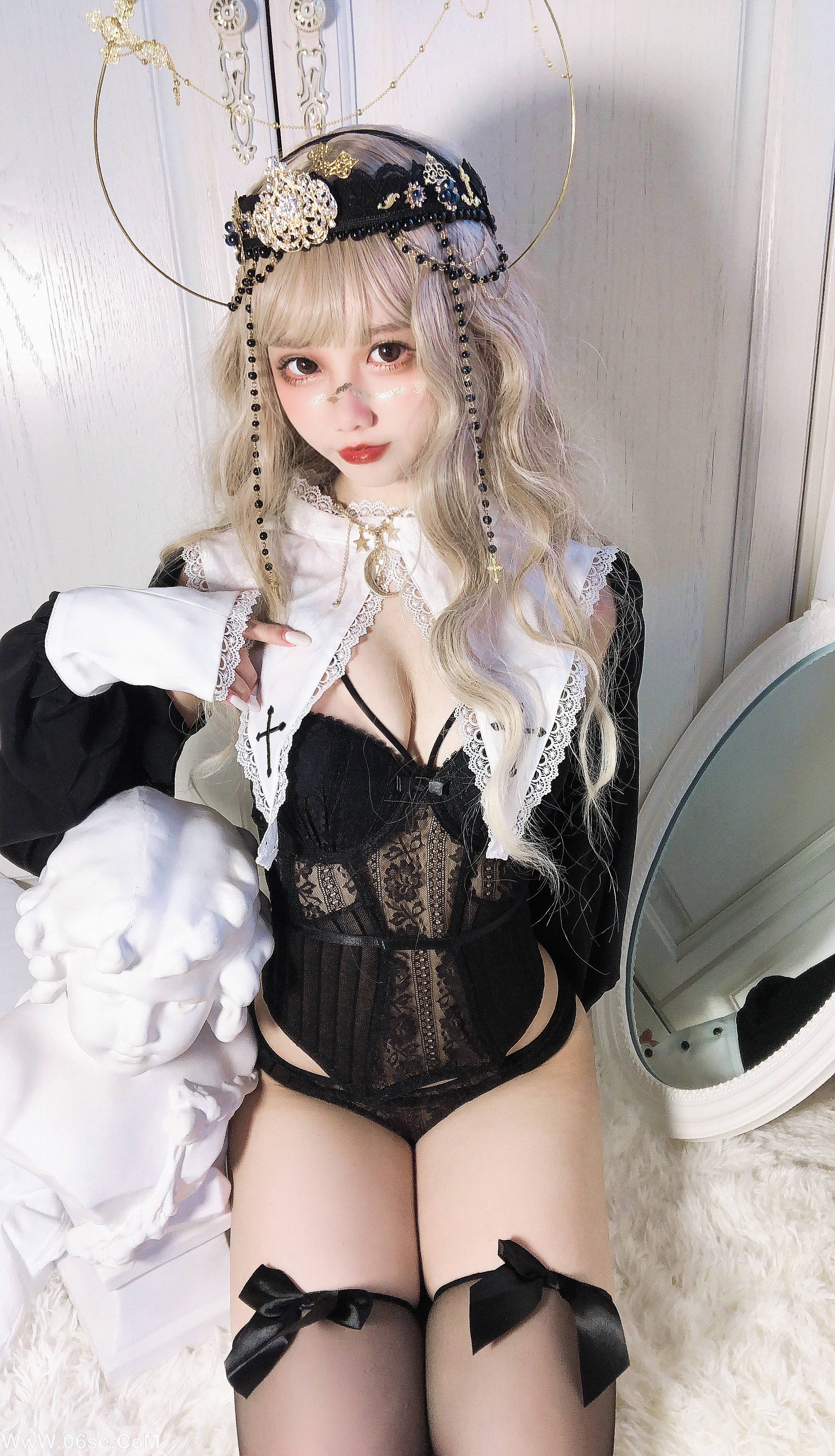 果咩酱 NO.011 - 叛逆修女[30P207M]-六色网