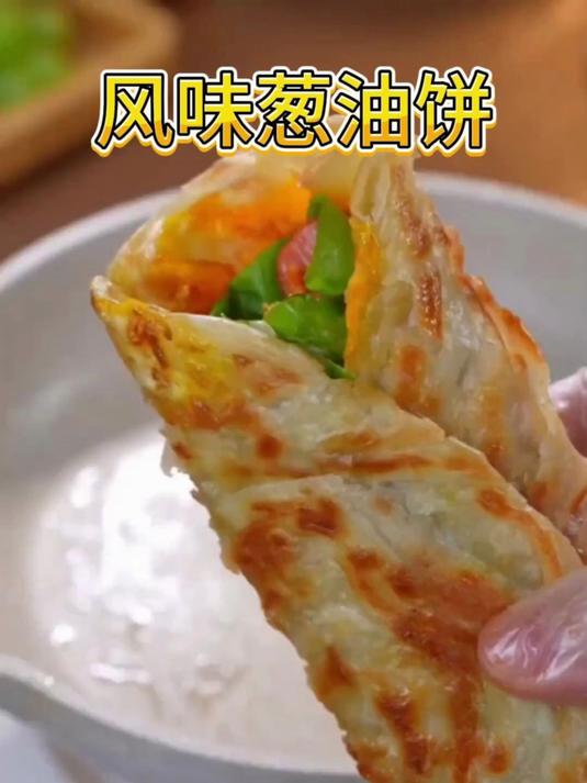 菜场里的老上海葱油饼又便宜又好吃