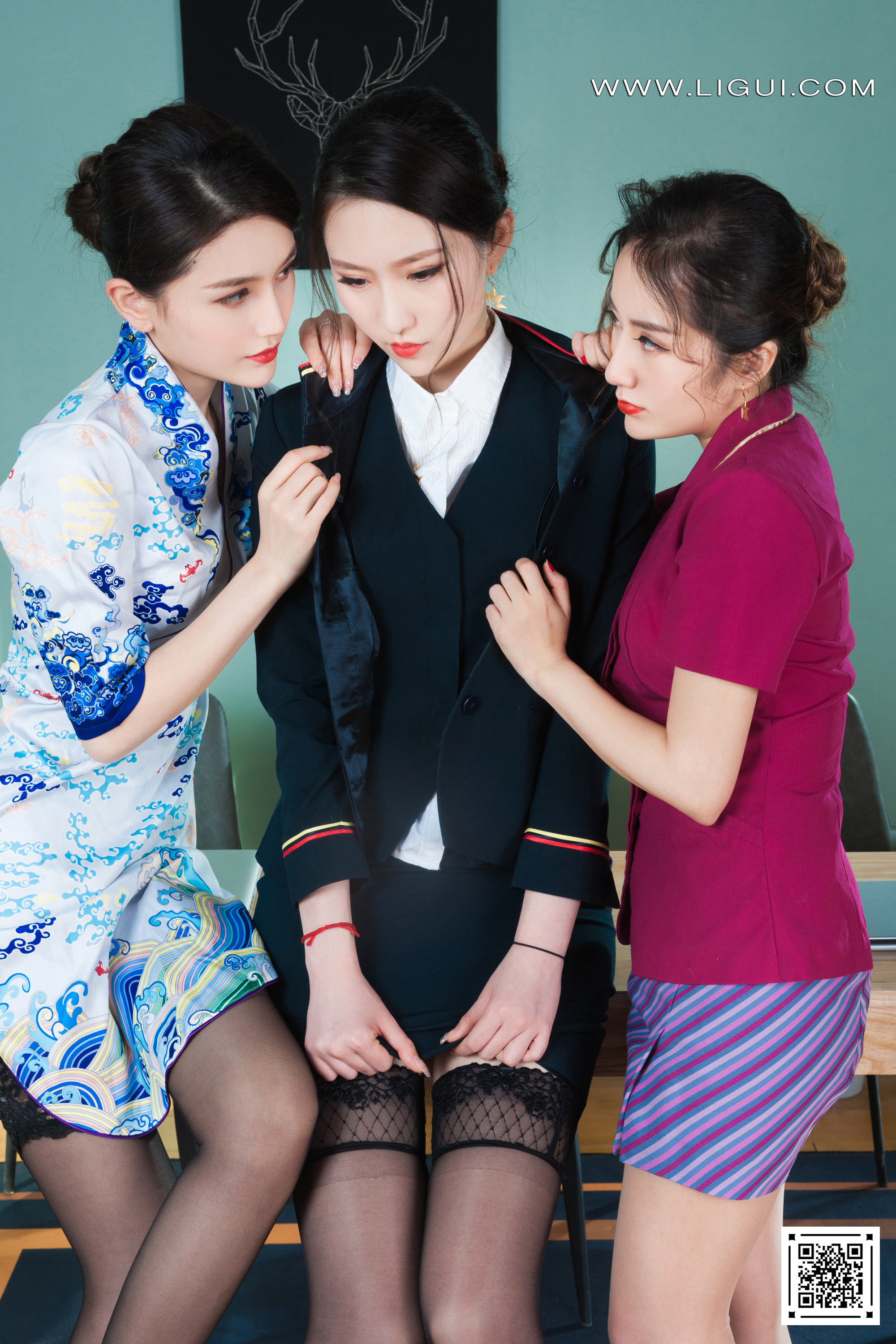 图片[3]-[Ligui丽柜] 2022.05.02《三生三丝》阳阳&安娜&汐汐-六色网
