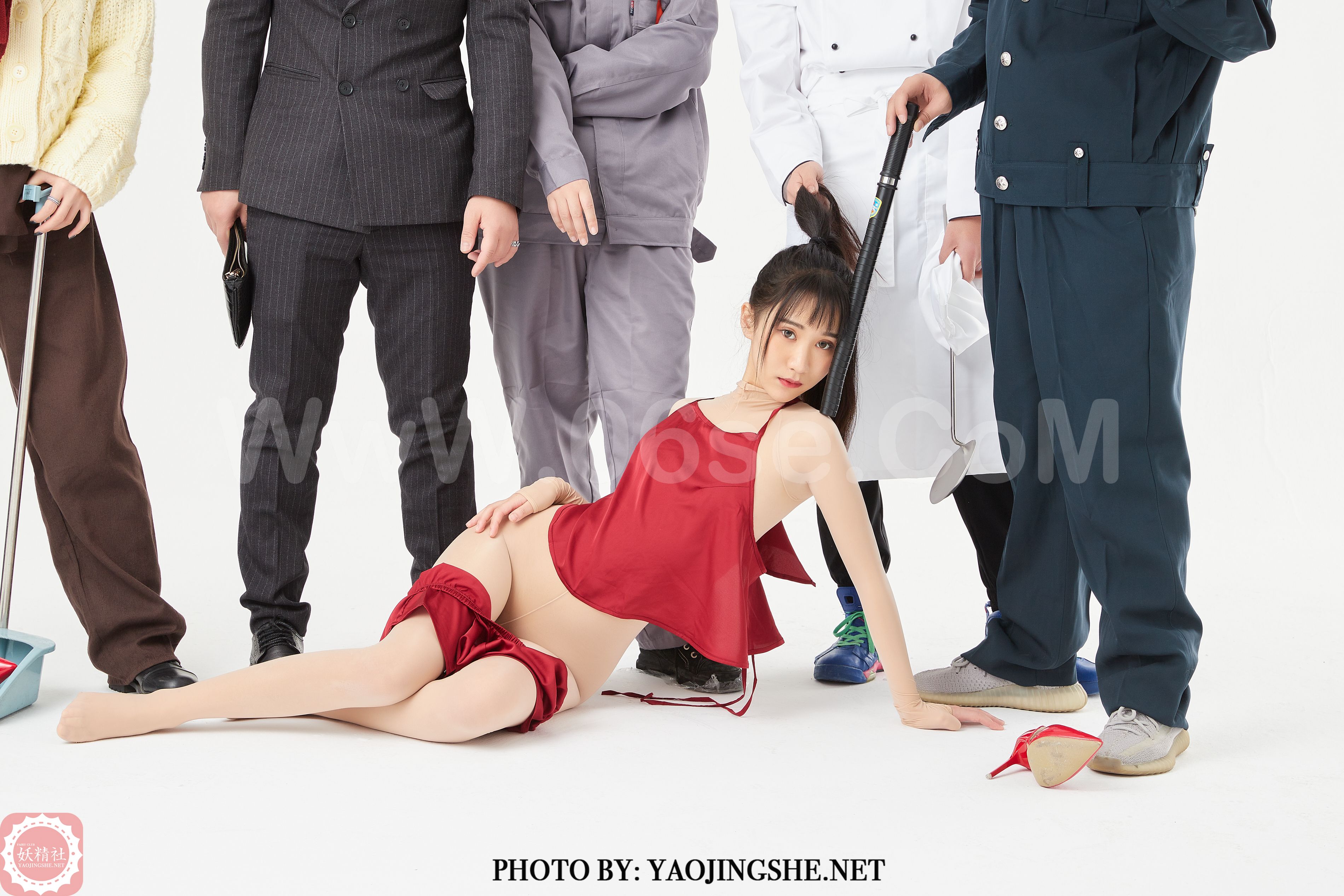 图片[22]-[YaoJingShe 妖精社] 2021.02.07 T2106《美丝小偷上》喵喵 [40P-256M]-六色网