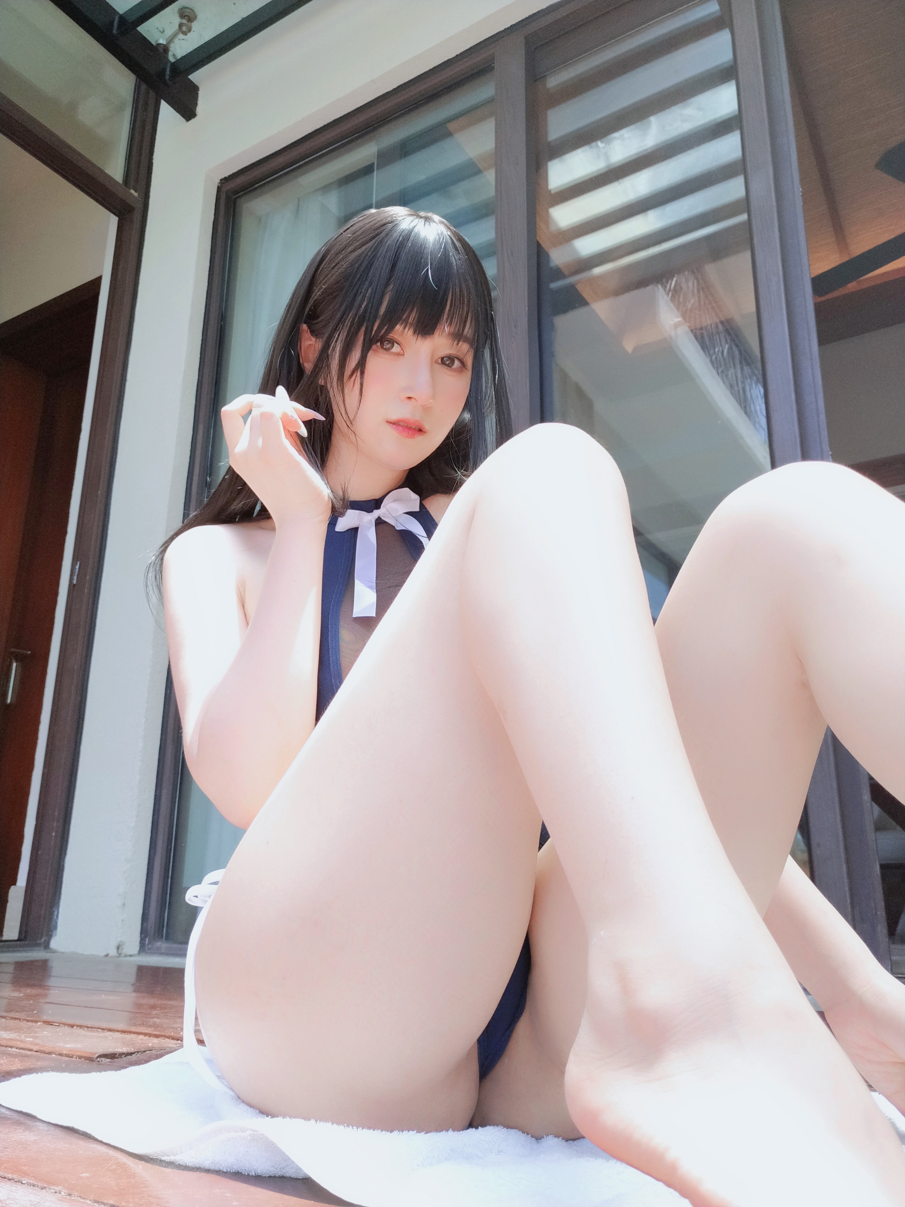 图片[12]-Coser小姐姐白银 NO.135 — 镂空泳衣[87P+4V384M]-六色网