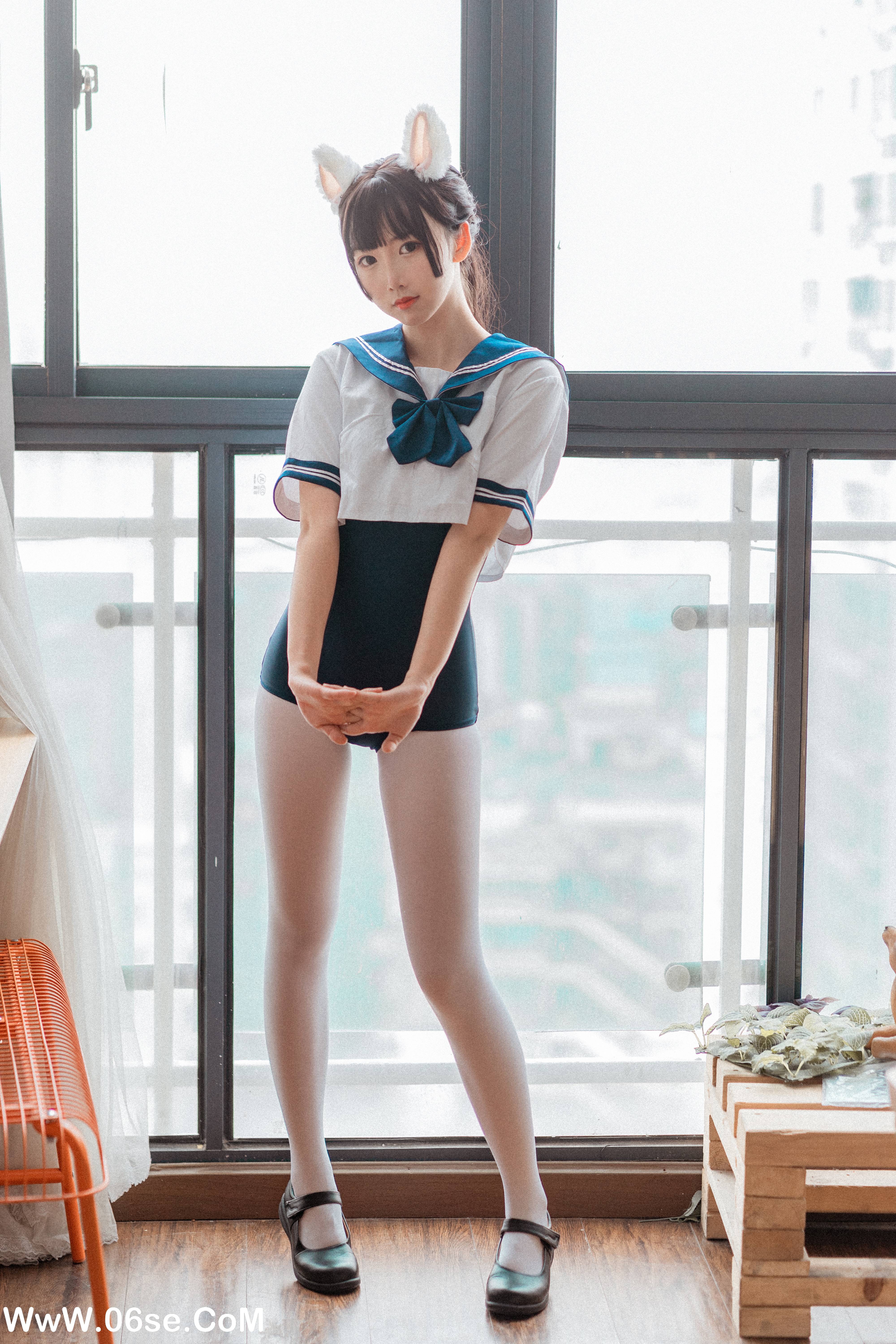 图片[2]-Coser面饼仙儿 NO.032 水手服 死库水 [35P291M]-六色网
