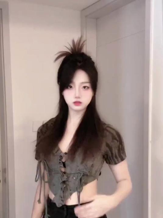 鸡毛掸子头