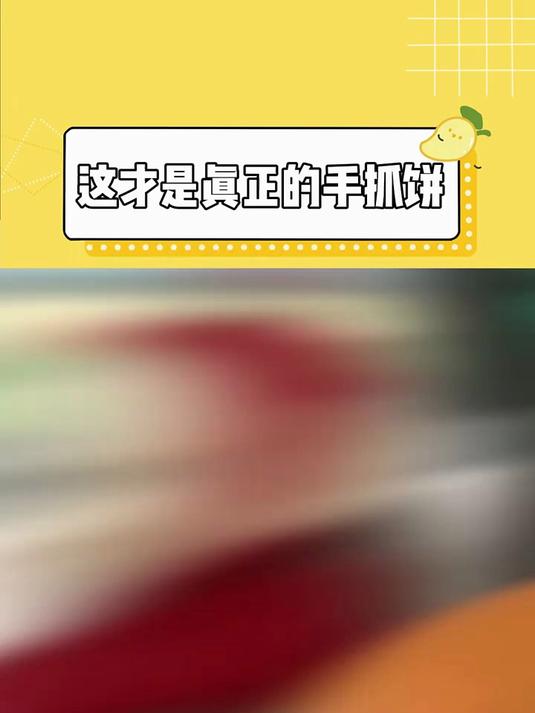 这才是真正的手抓饼