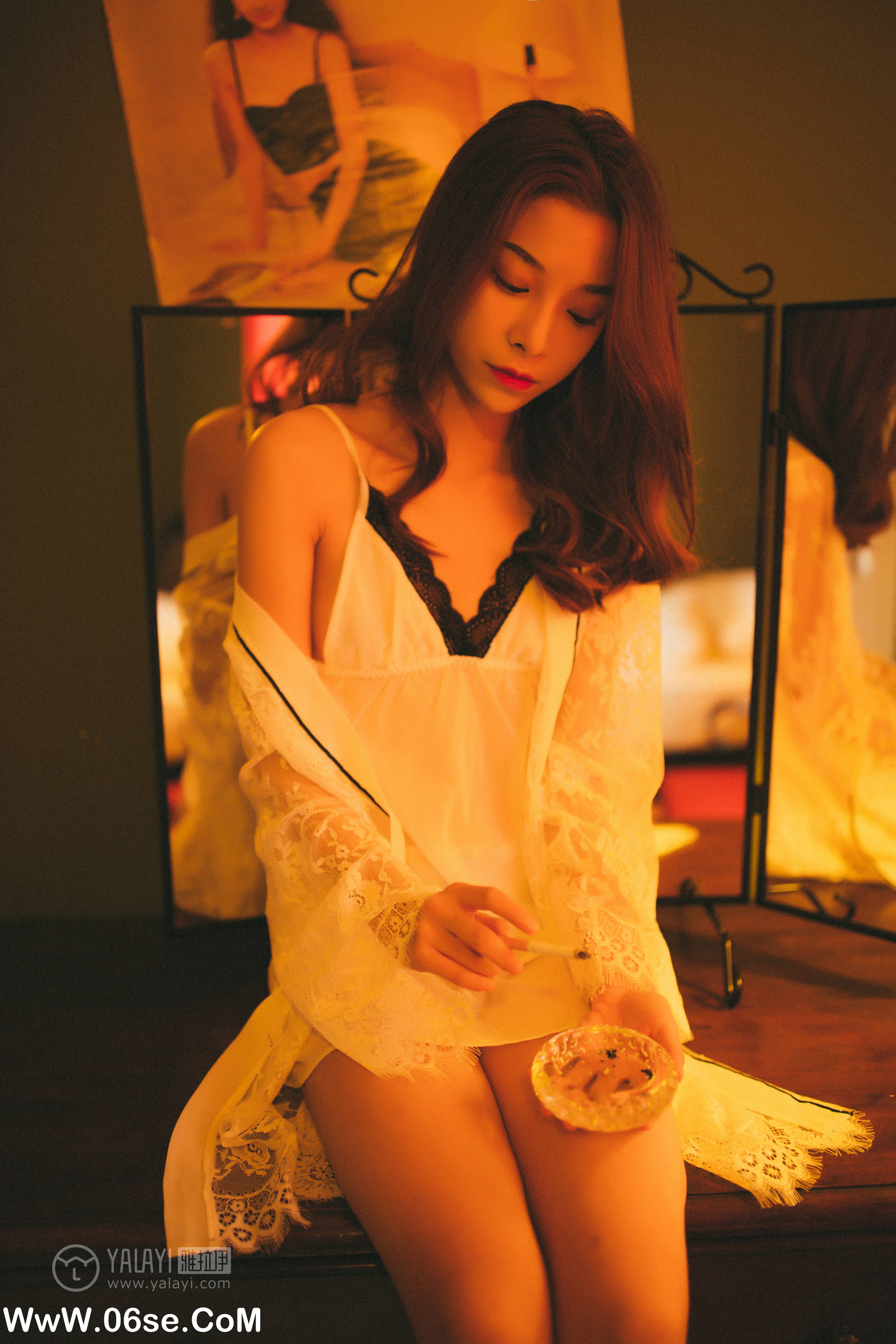 图片[53]-[YALAYI雅拉伊] NO.116 我在等你 倩微微-六色网