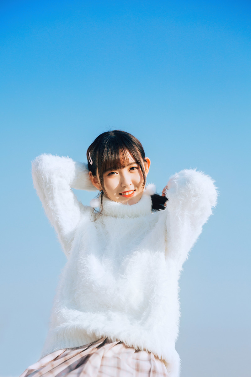 图片[3]-天台の少女-六色网