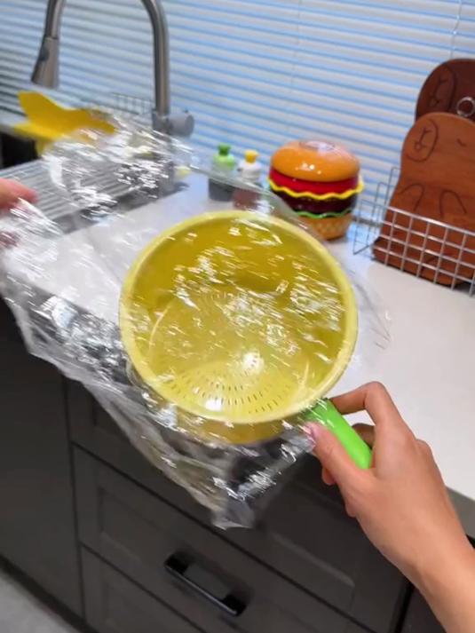 新款多功能沥水篮厨房带手柄菜篮子可爱洗水果神器双层滤水洗菜盆