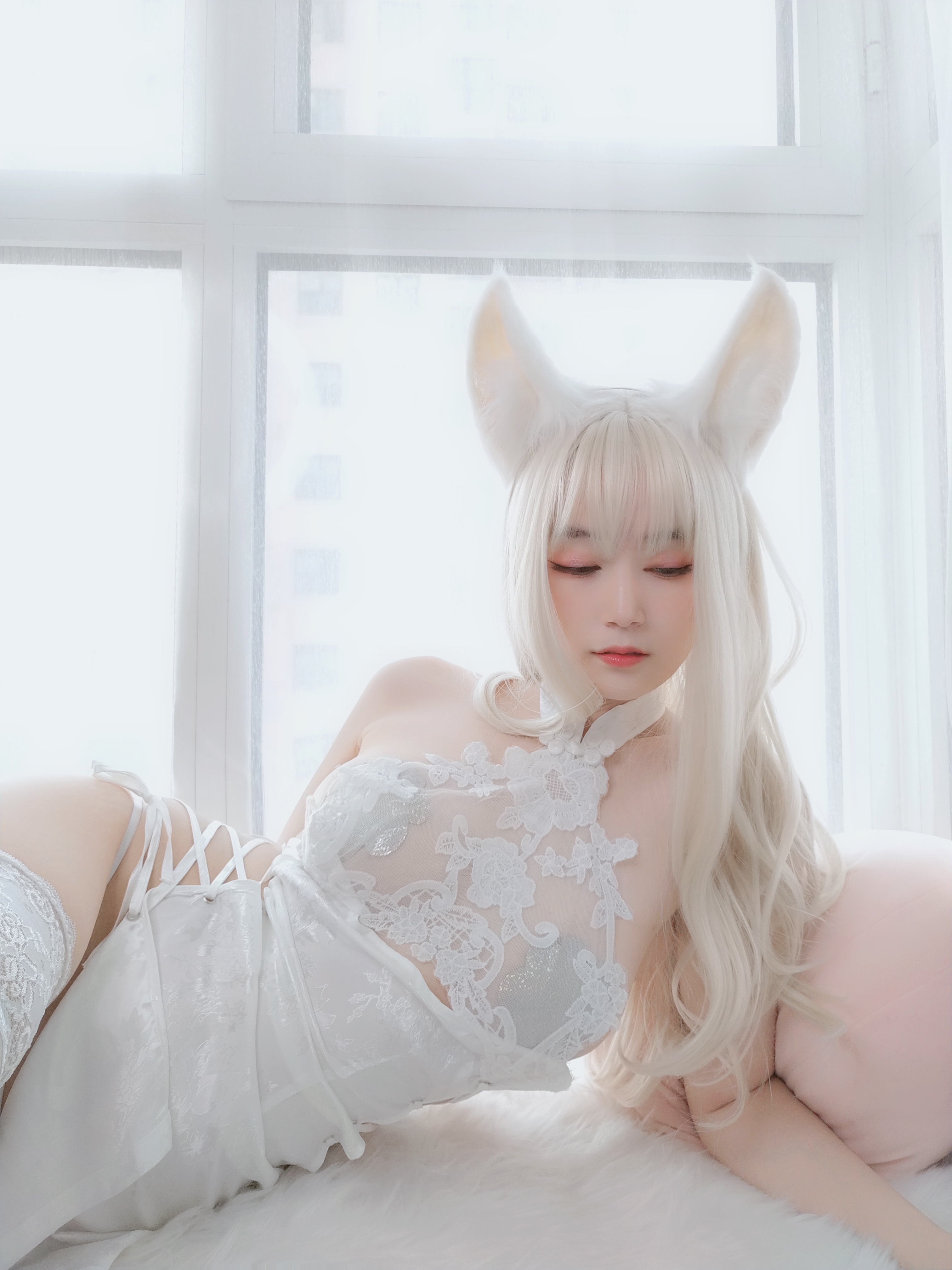 图片[37]-Coser小姐姐白银 NO.054 – 白兔[101P+6V683M]-六色网