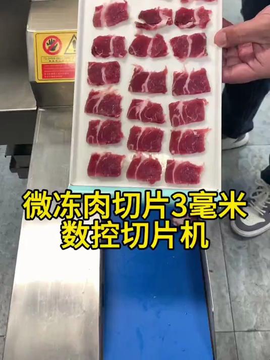 微冻肉切片3毫米,微冻肉切片机