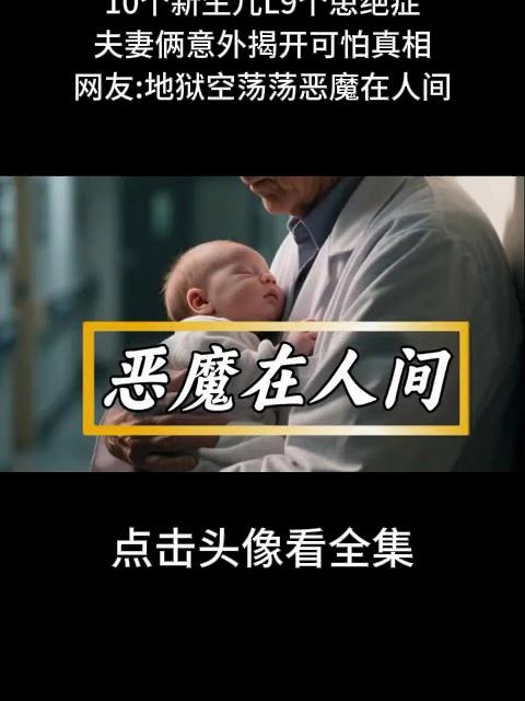 10个新生儿9个患绝症,夫妻揭开真相,网友:恶魔在人间