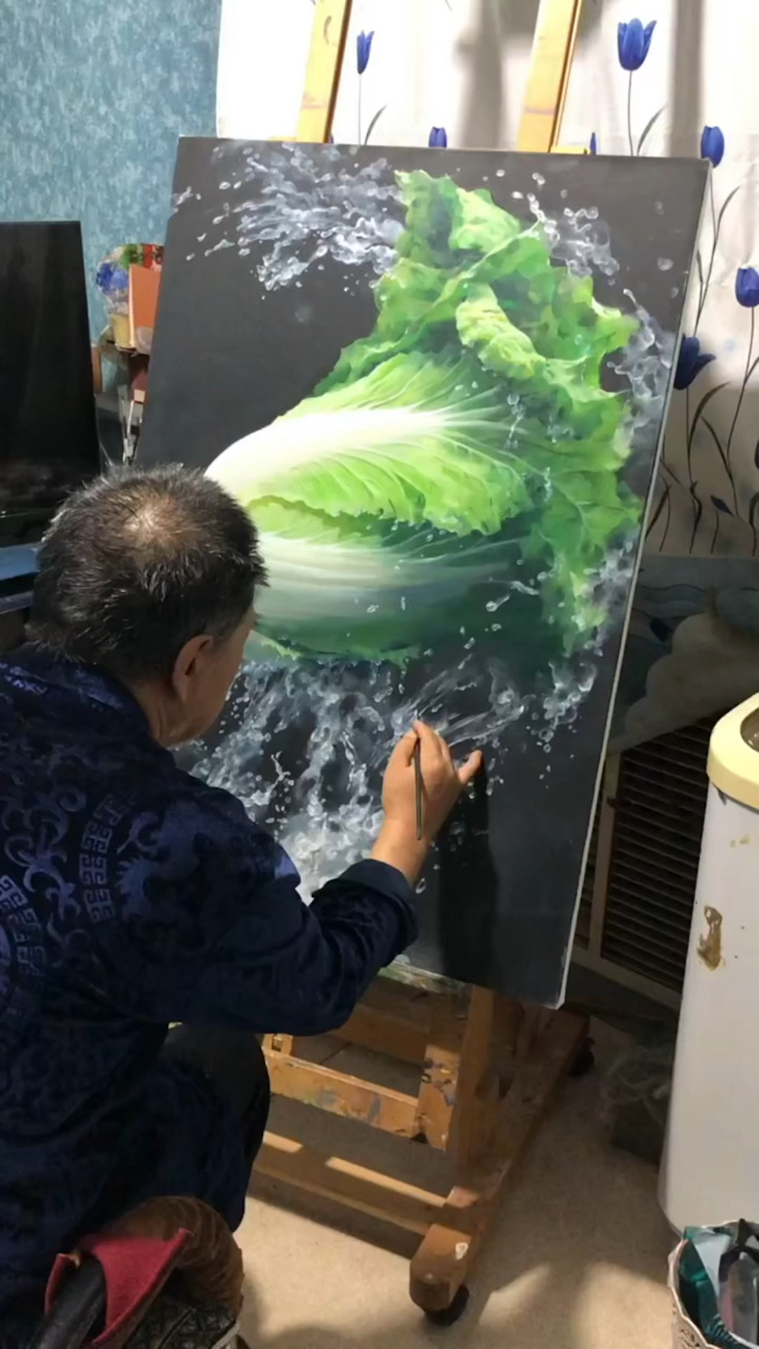 戴剑华老师白菜作品,这年头画画人太难了,赚点养家糊口的钱还得被人说三道四。