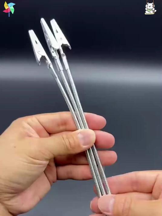 双向万向金属鳄鱼夹,夹蚊香,电洛铁焊接导线是很实用