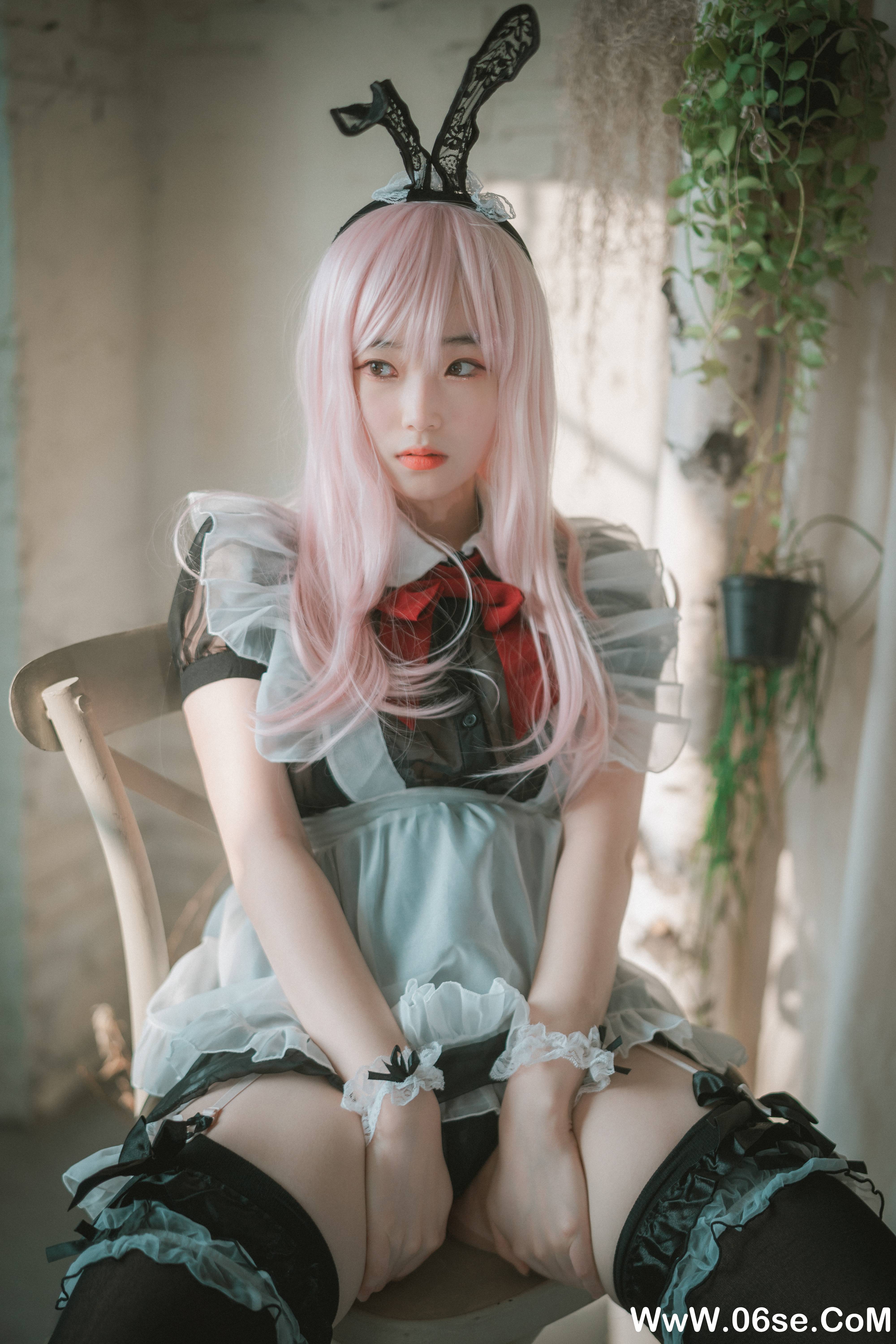 图片[4]-DJAWA — NO.122 Sheer Bunny Maid [51P450M]-六色网