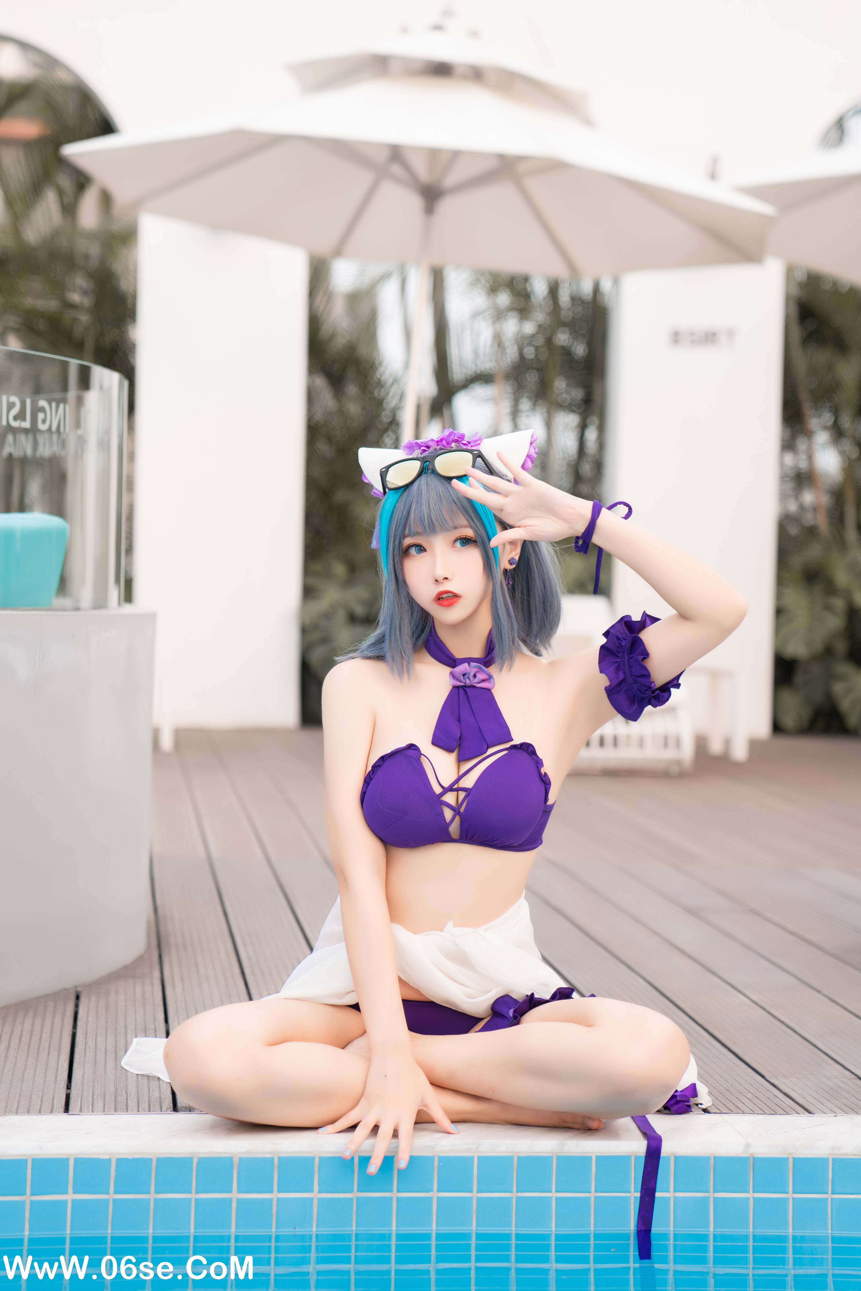图片[16]-Momoko葵葵 NO.018 – 柴郡水着[40P+1V313M]-六色网