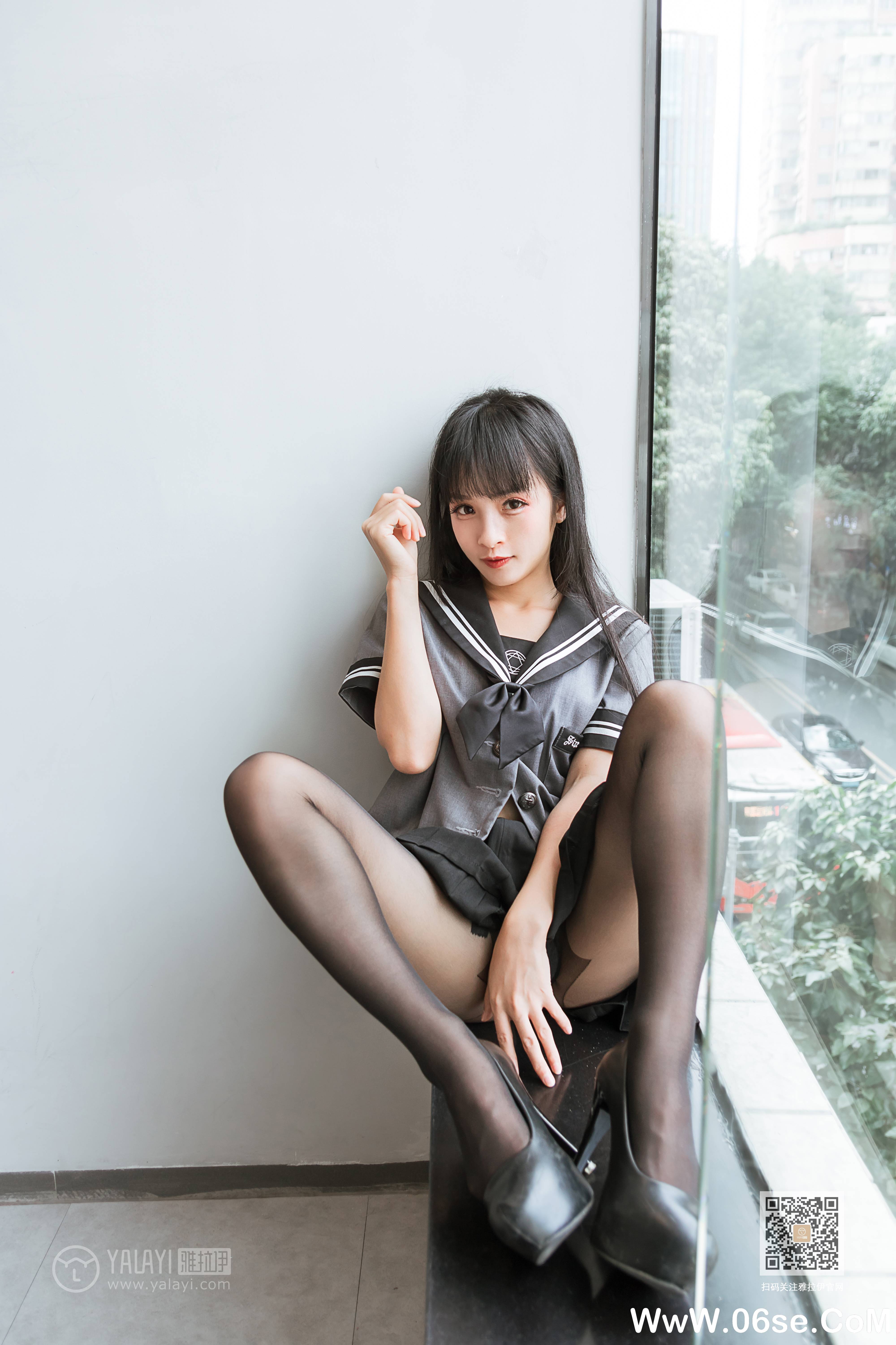 图片[16]-[YALAYI雅拉伊] 2020.04.10 NO.600 艾丽《疯狂的jk学妹》[42P+1P379M]-六色网