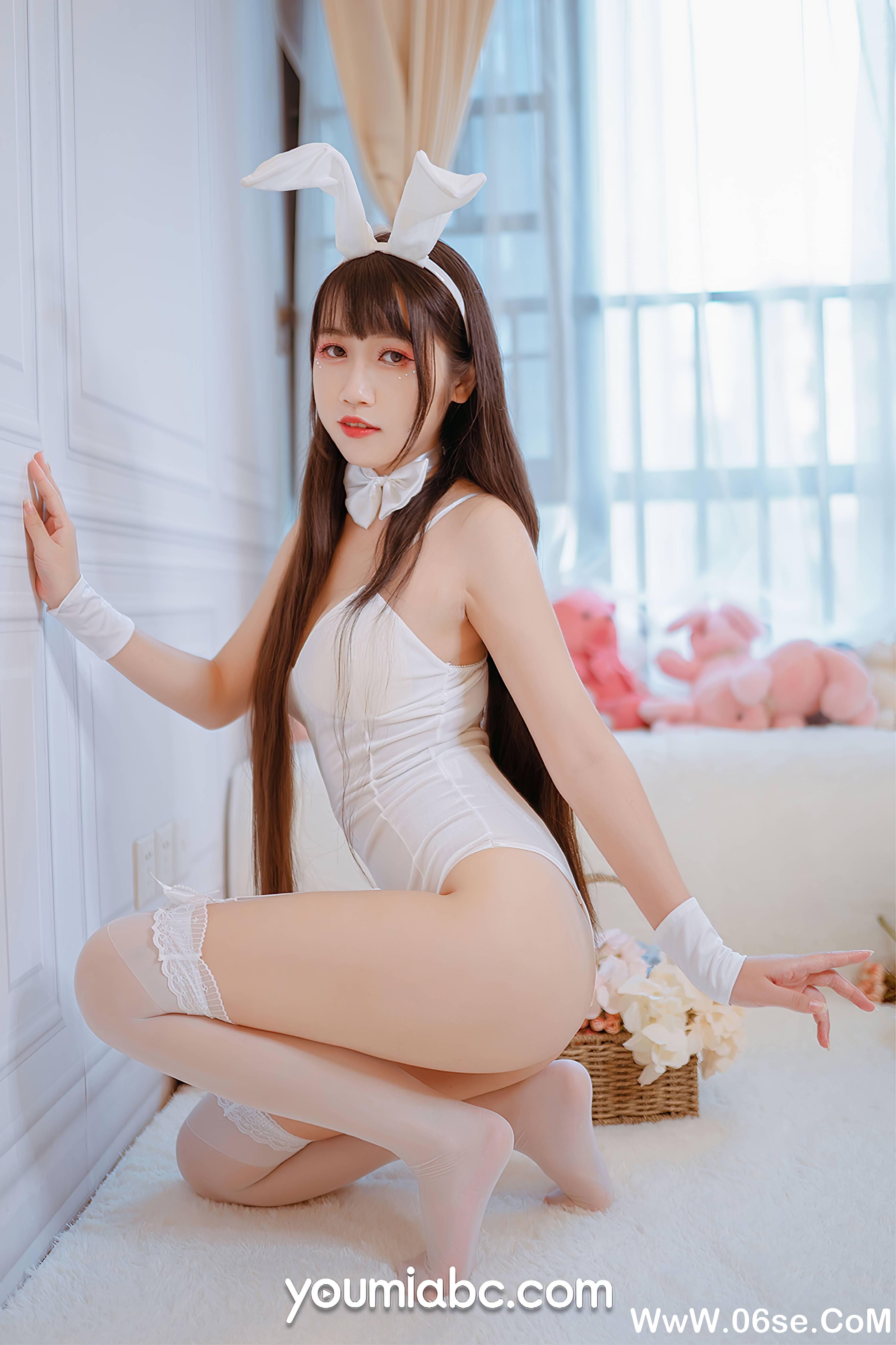 图片[3]-[YouMi尤蜜] 2021.01.29 白兔侍女 呆猫[25+1P396M]-六色网