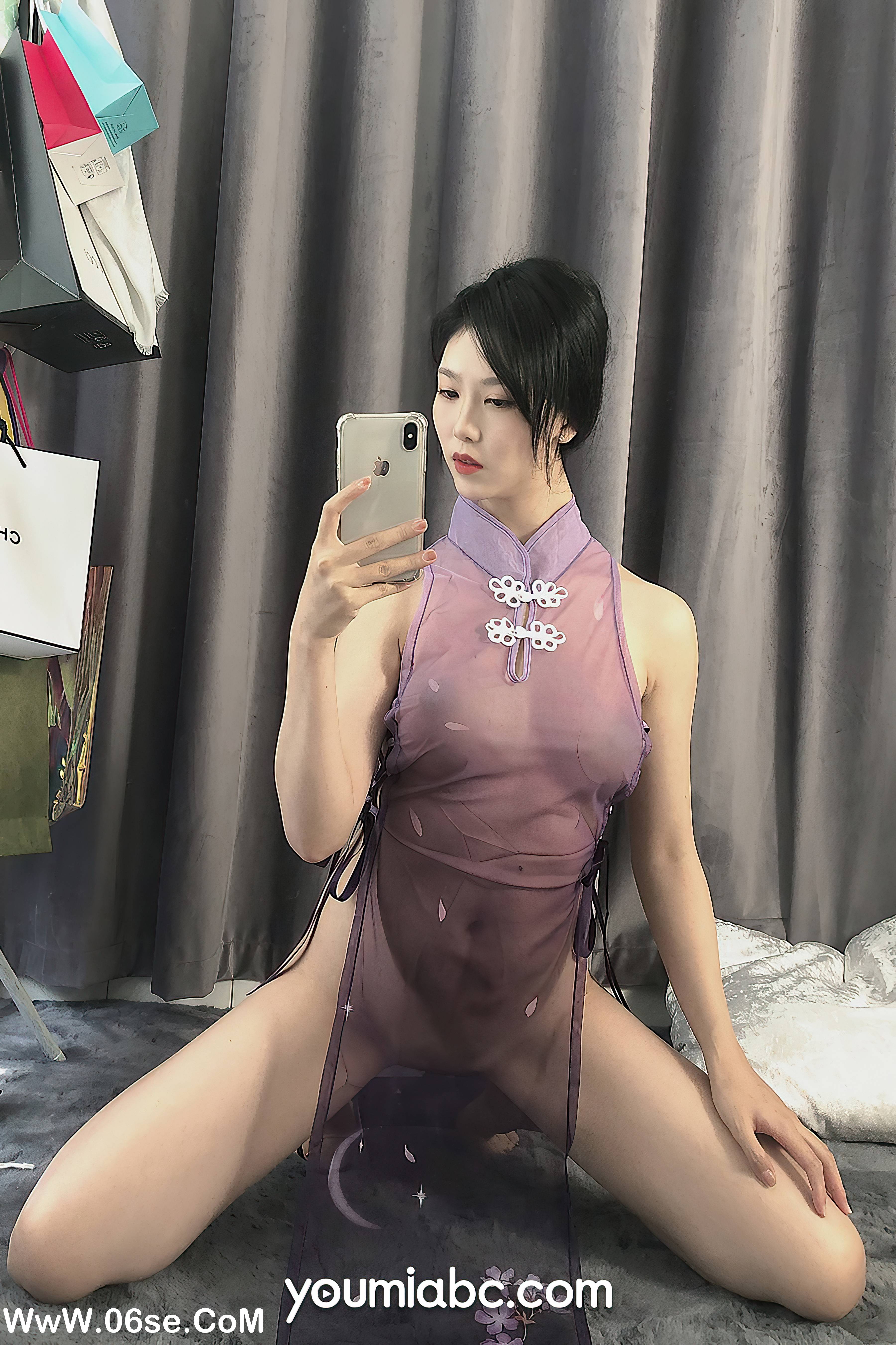 图片[8]-[YouMi尤蜜] 2021.10.15 江南烟雨紫 抖娘利世[32+1P438M]-六色网