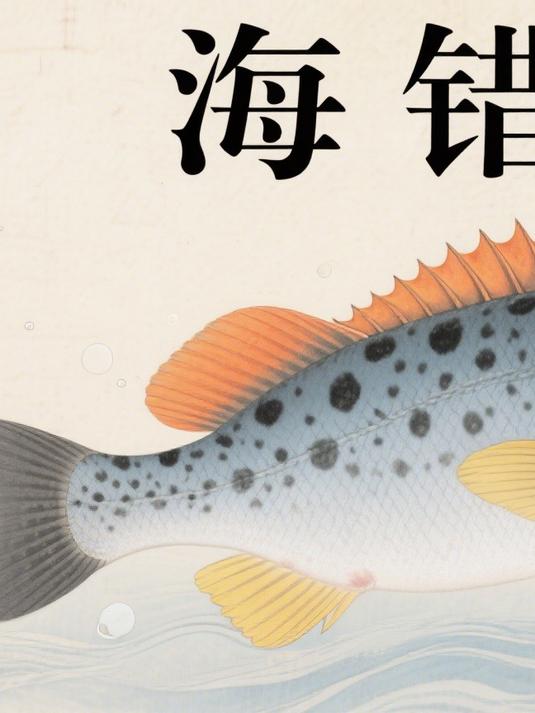 海错图 002 鲈鱼 海鲜
