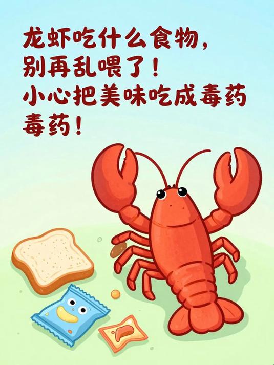 龙虾吃什么食物，别再乱喂了！小心把美味吃成毒药！