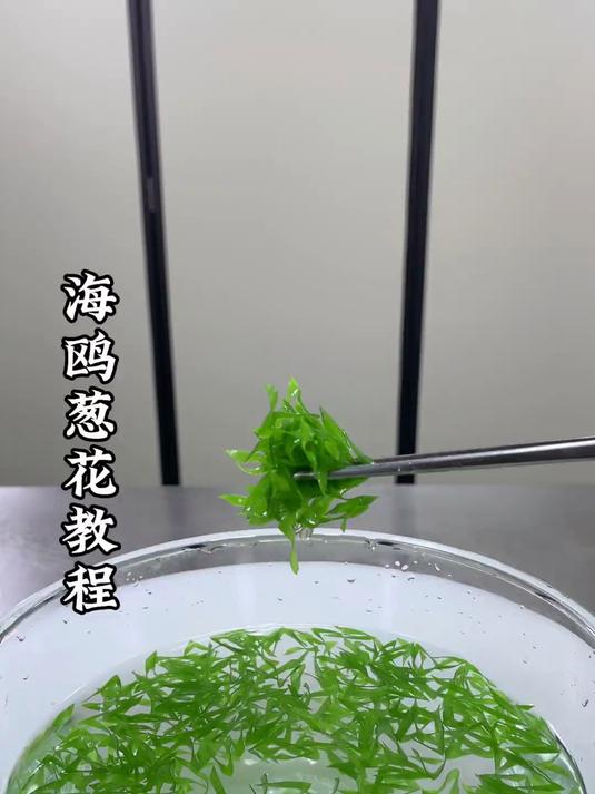 朋友们你们要的海鸥葱花教程来了 可适用于各种热菜冷菜等等