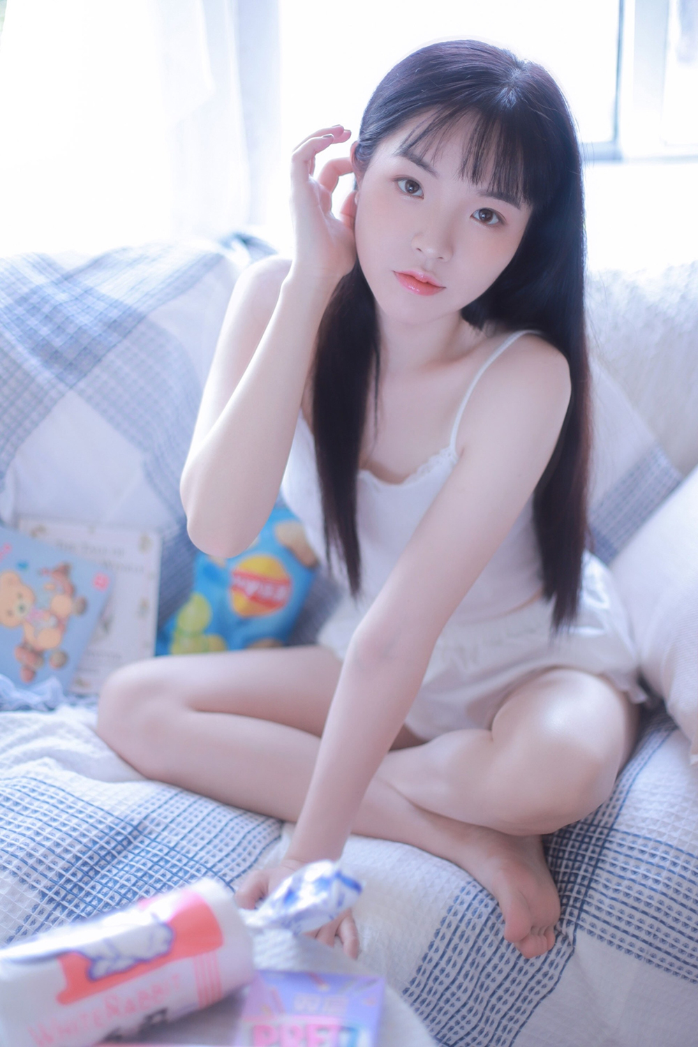 图片[3]-茶系少女-六色网