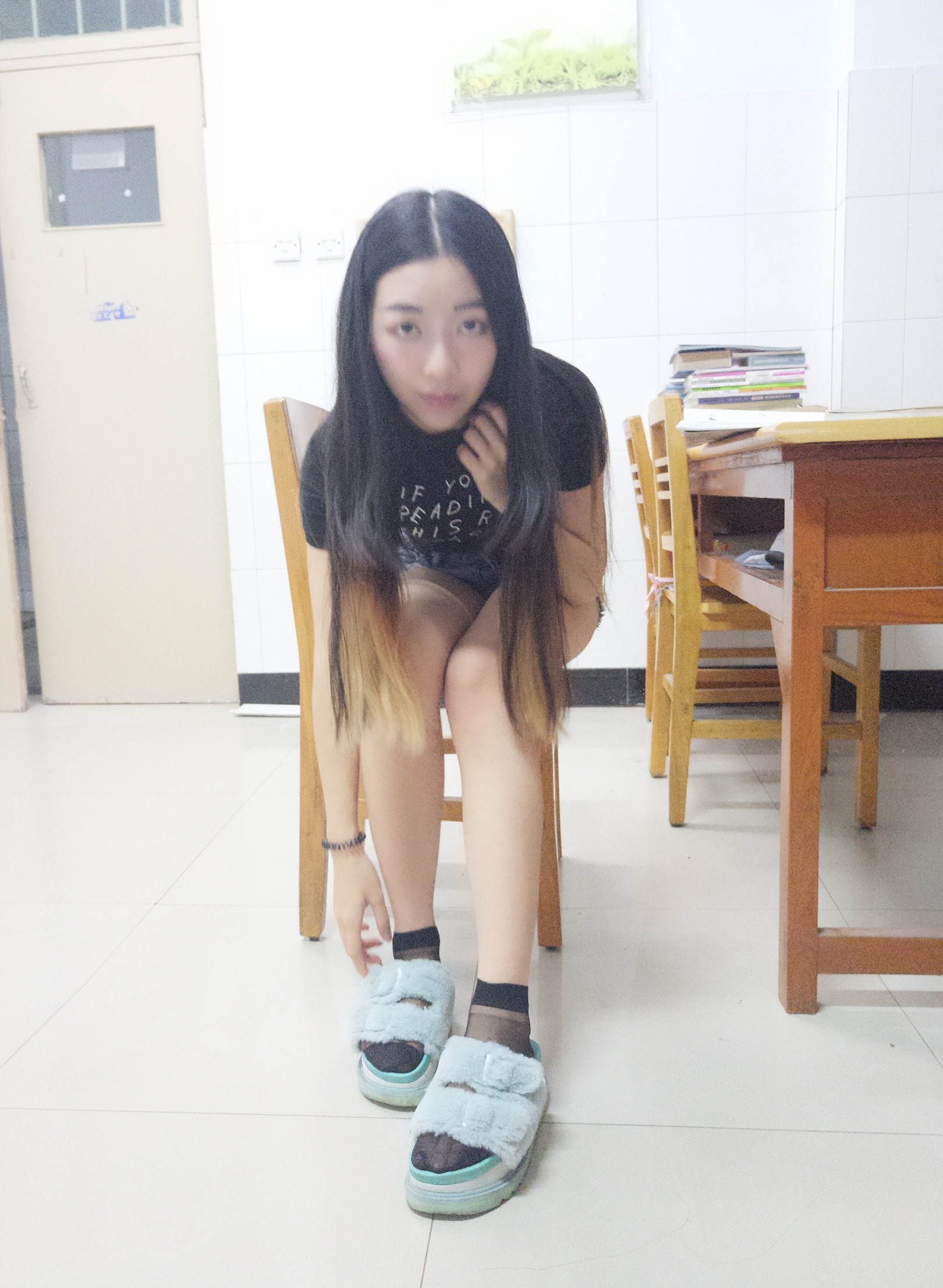 图片[48]-学妹校园寝室短丝系列002期 张梦想[104P201M]-六色网