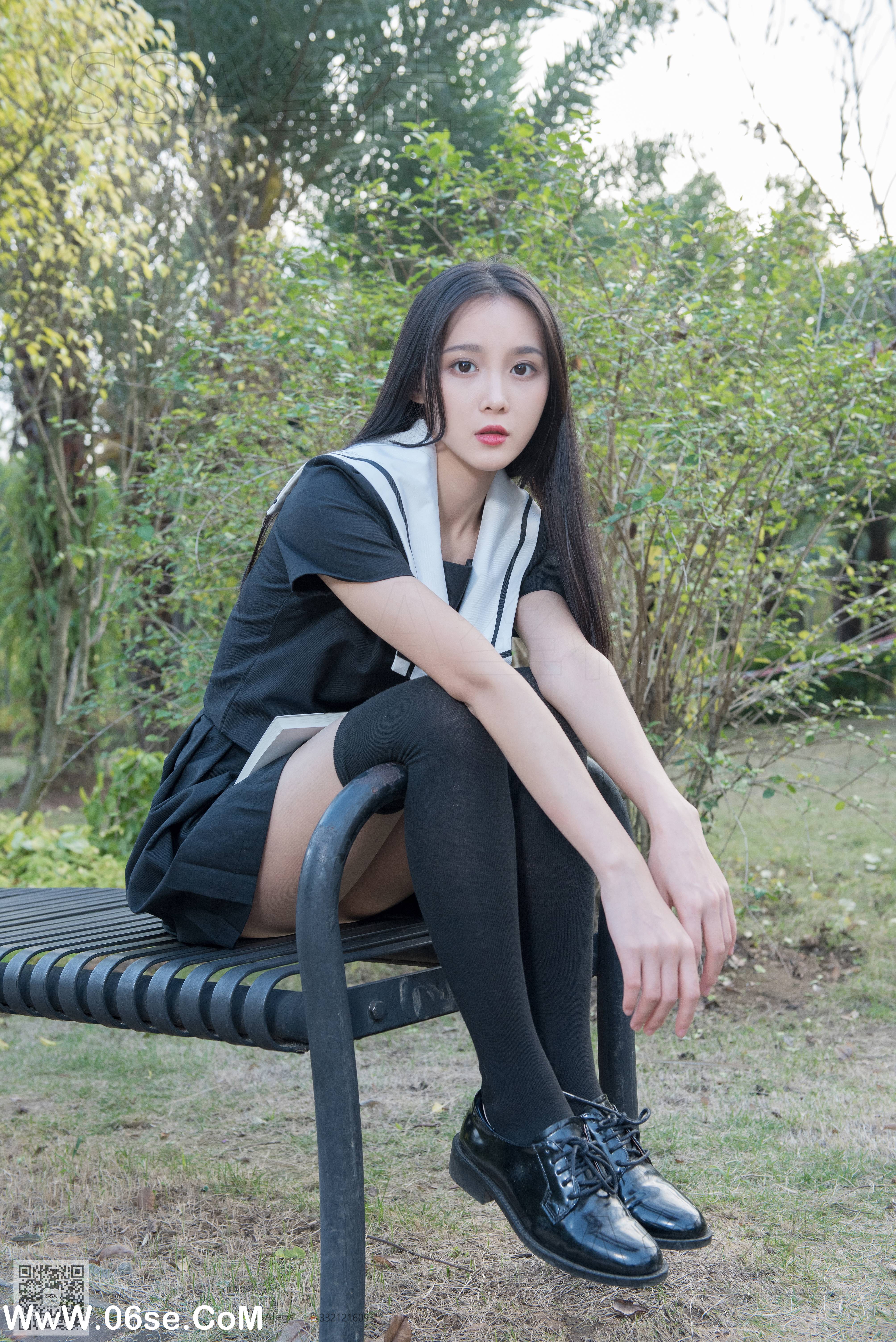 图片[54]-[SSA丝社] NO.060 君君 JK制服游公园[111P2.00G]-六色网