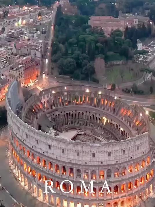 意大利——罗马斗兽场,世界新七大奇迹之一