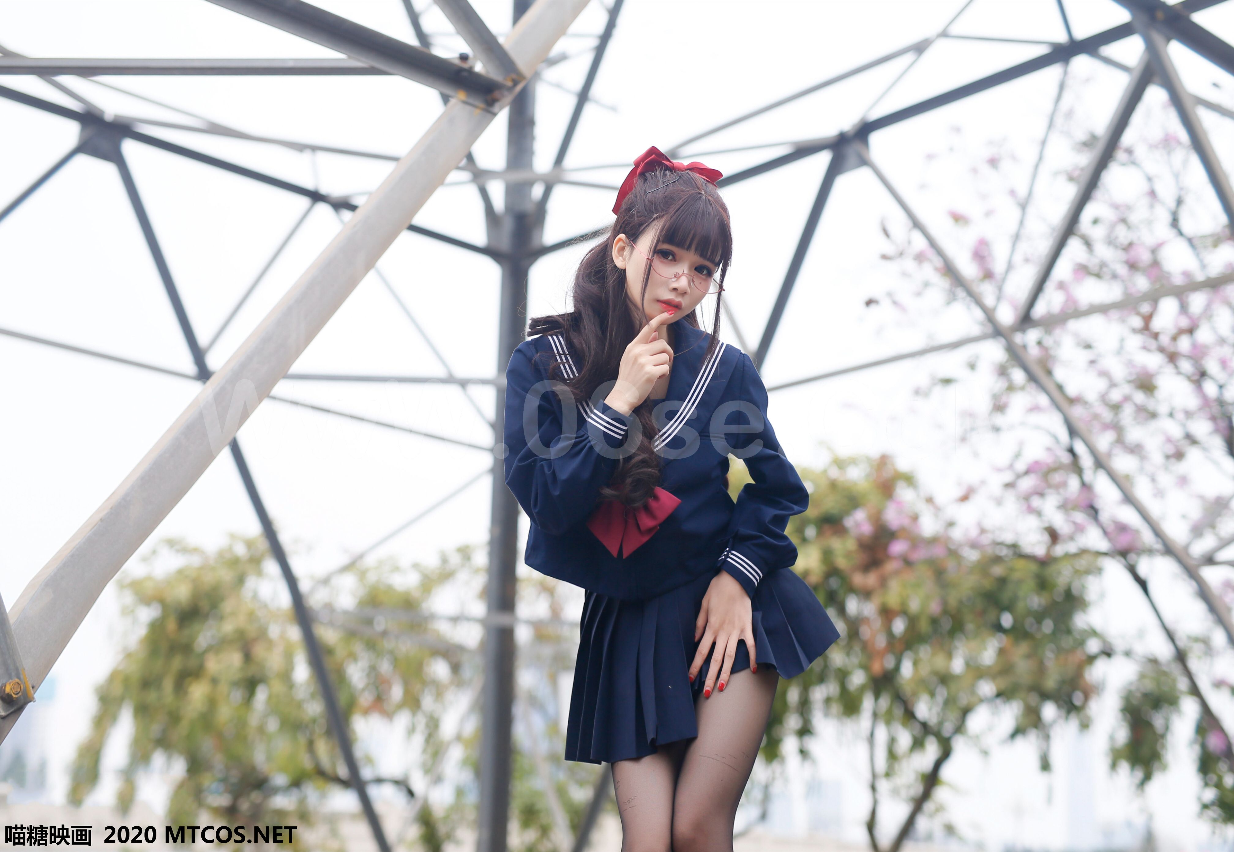 图片[16]-[MTCos] 喵糖映画 Vol.098 渡边爻爻爻子 JK制服少女-六色网