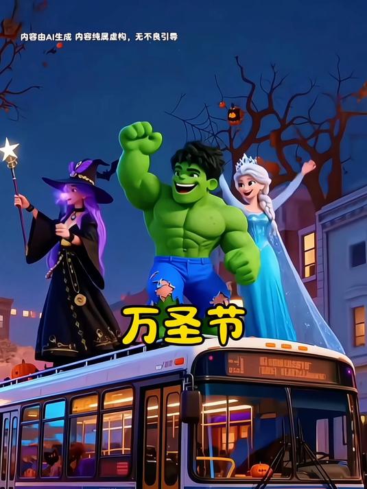 穿上艾莎公主裙去过万圣节