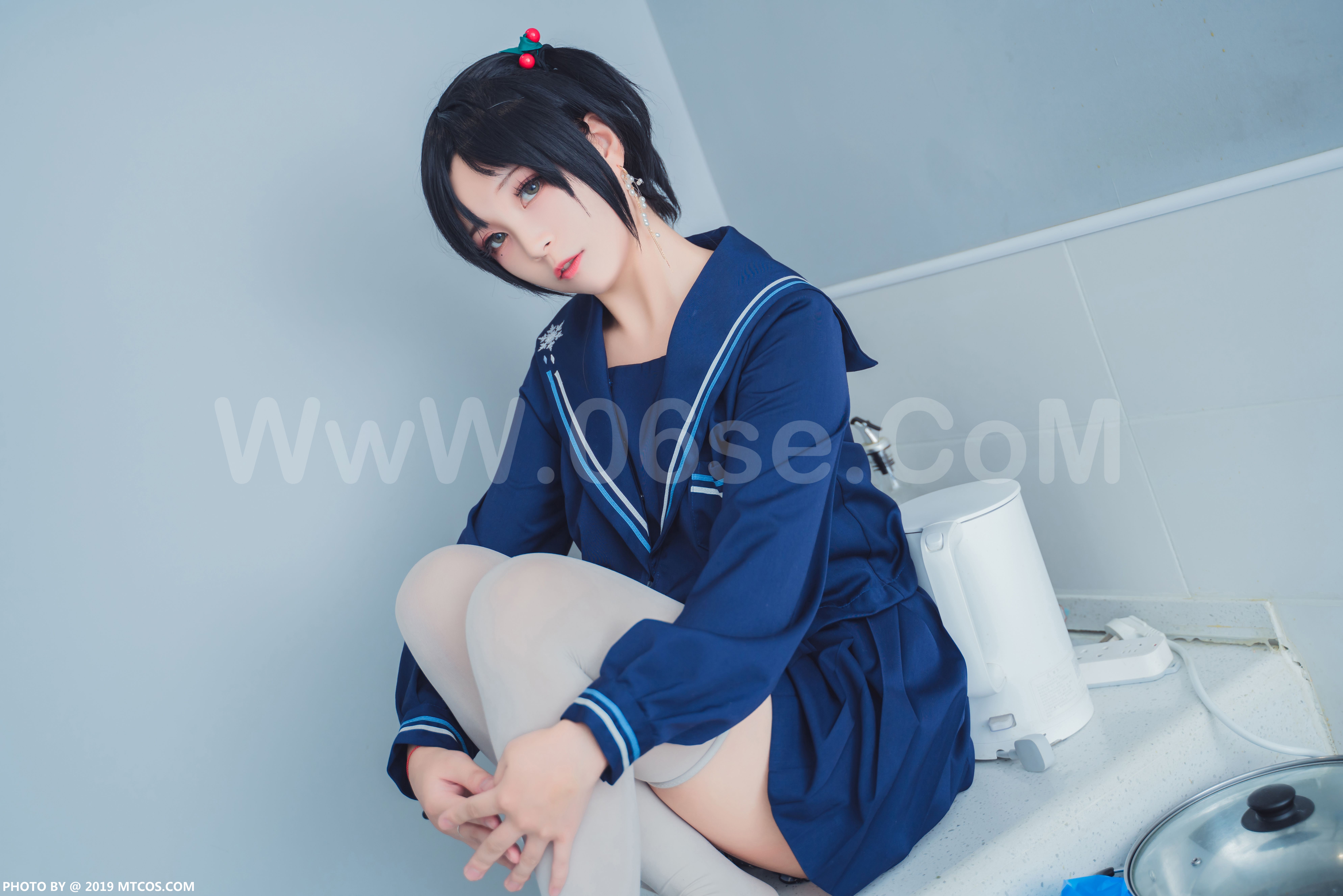 图片[35]-[MTCos] 喵糖映画 Vol.010 大眼JK妹-六色网