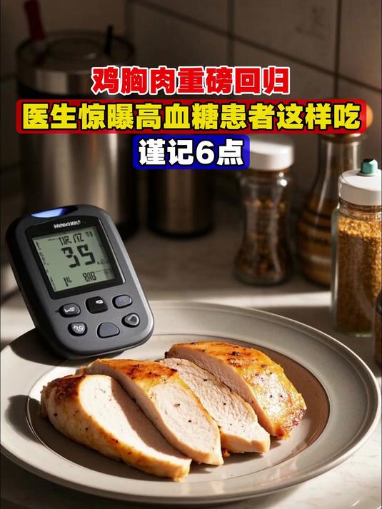 鸡胸肉重磅回归,医生惊曝:高血糖患者这样吃谨记6点