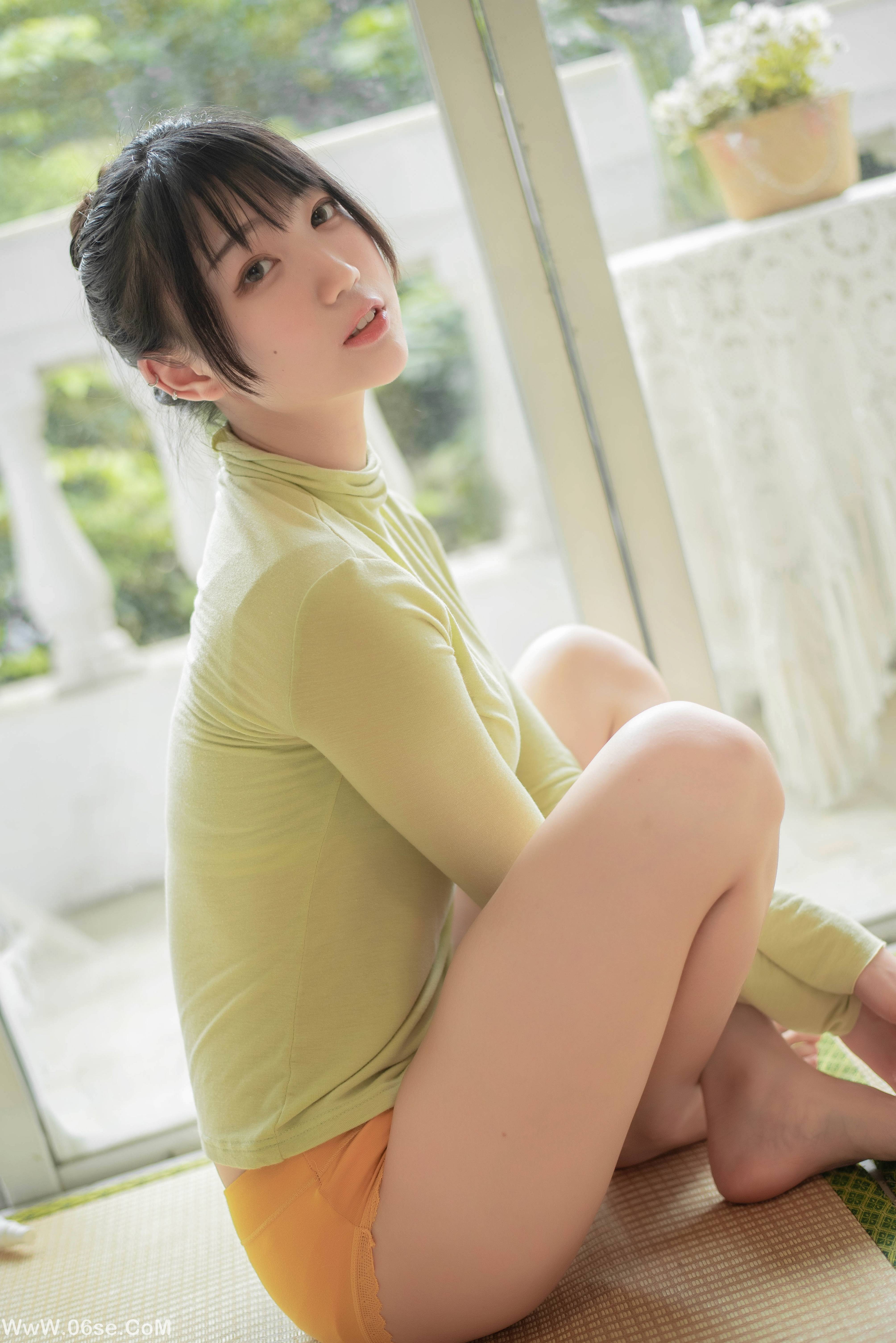 图片[8]-周叽是可爱兔兔 NO.017 小清新居家服[16P98M]-六色网