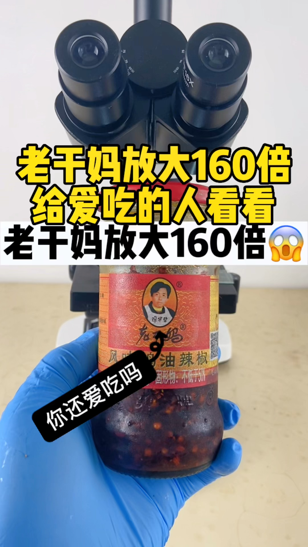 老干妈放大160倍给爱吃的人看看