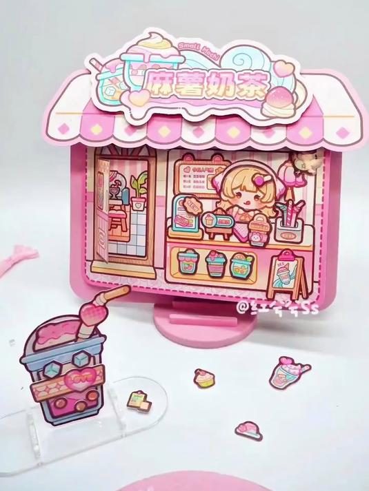 重生之我在奶茶店当主理人|手工友人自己动手布置奶茶店