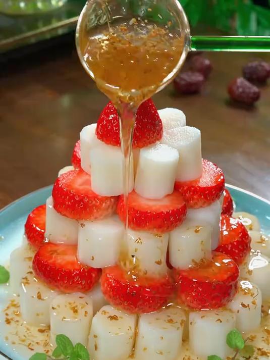 我是万万没想到，把西兰花和山药结合在一起，竟是年夜饭一道美食！#桂花###桂花蜜##年夜饭