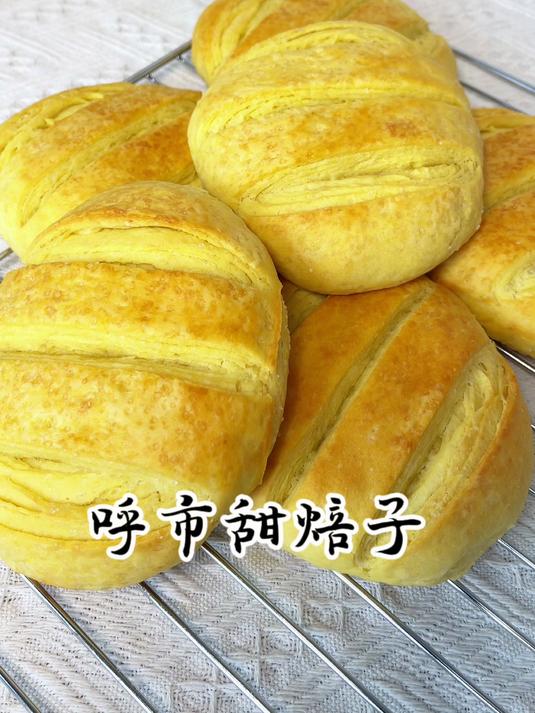 呼市人都知道的甜焙子,外皮酥脆内里松软