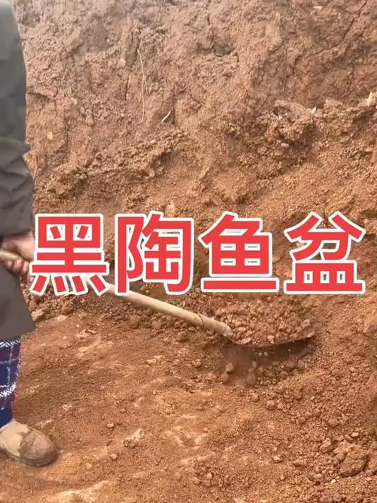 老工艺制作黑陶鱼盆,陶土都是经过清洗沉淀,多种步骤制作成的