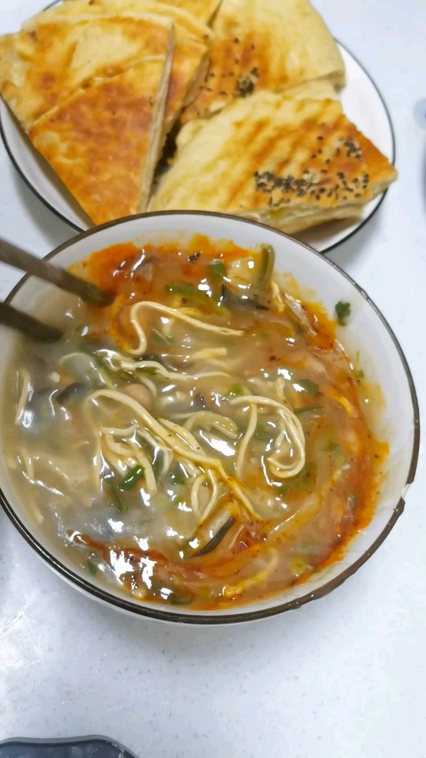 陕西拌汤,大家有没有吃过这样的饭,你们那边都叫什么