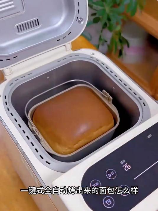 懒人福音！全自动面包机一键搞定面包自由